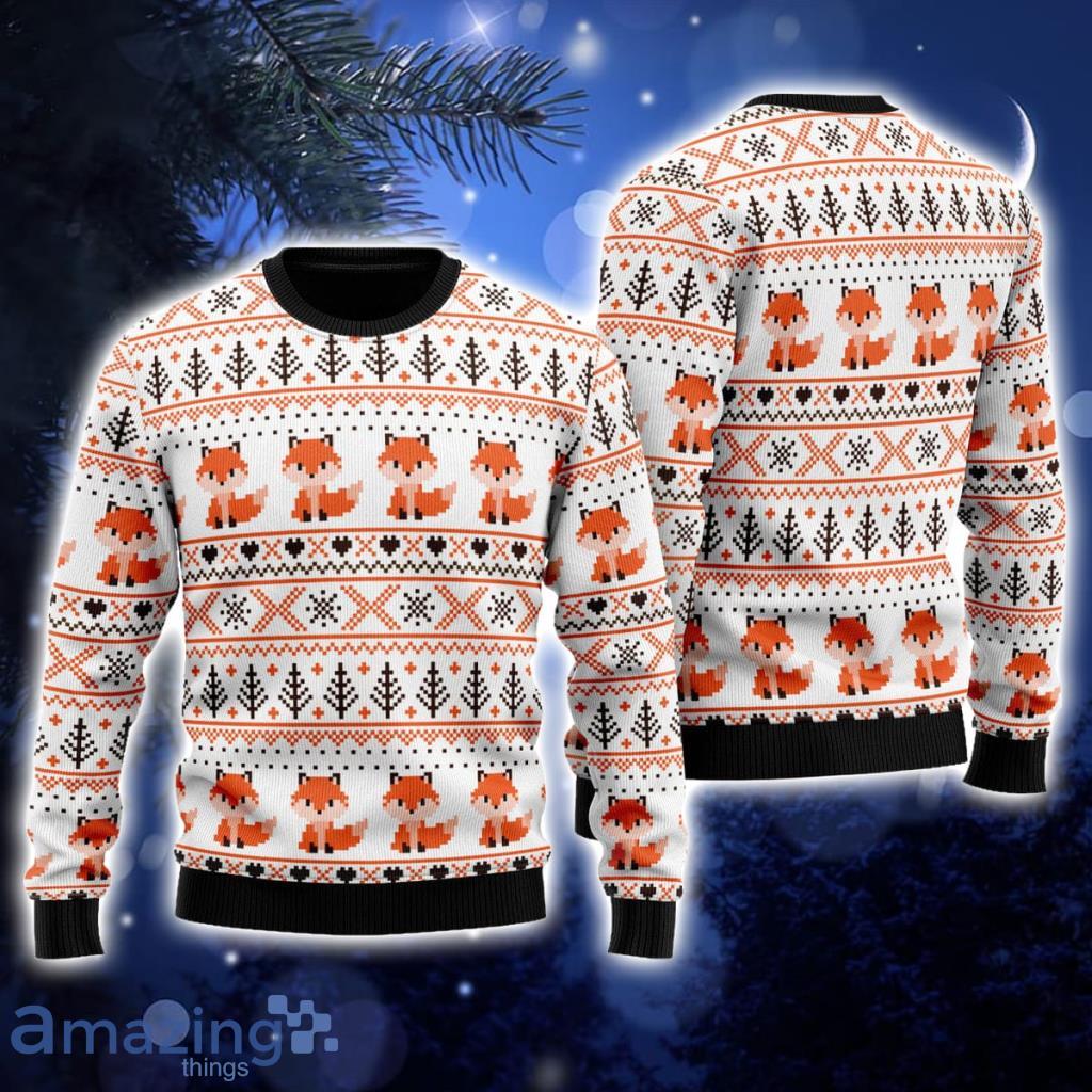 Fox ugly 2024 christmas sweater