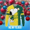 Oregon Ducks Snoopy Kiss 3D Sweater Unisex Christmas Gift