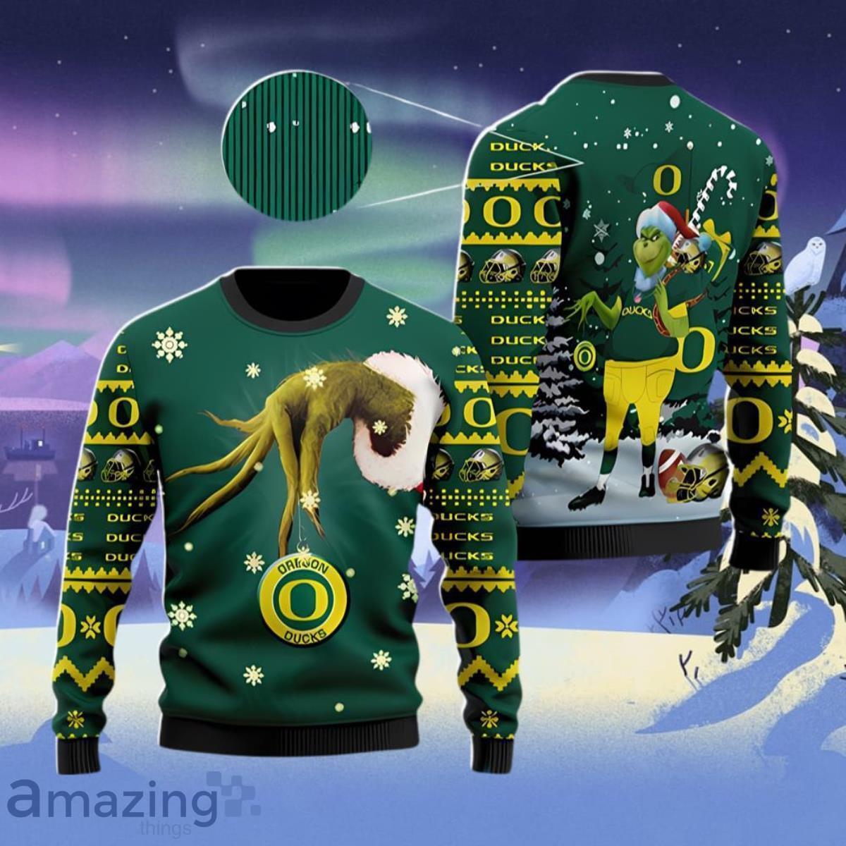 Oregon ducks clearance ugly sweater