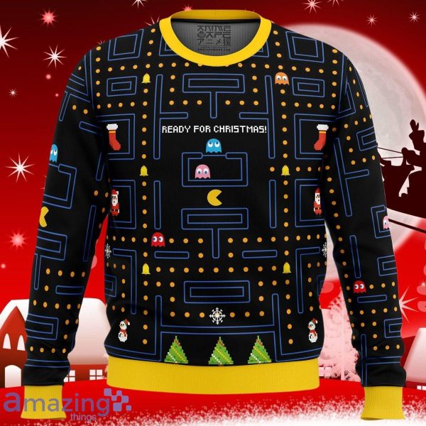 Pac man clearance ugly christmas sweater