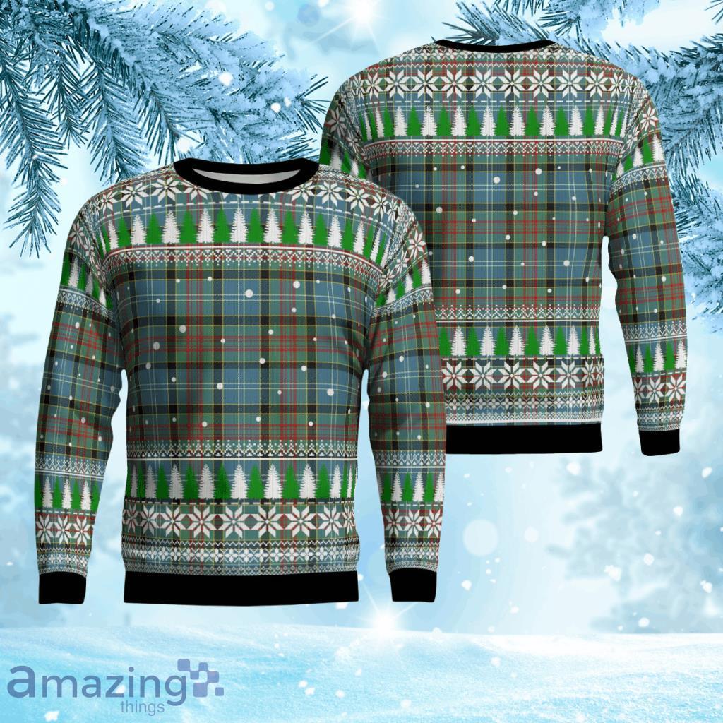 Paisley District Tartan Christmas Ugly Sweater 3D Gift For Men And Women image Paisley District Tartan Christmas Ugly Sweater 3D Gift For Men And Women Product Photo 1