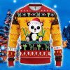 Panda Ugly Christmas Sweater 3D Gift For Men And Women Yellow