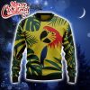 Parrot Tropical Leaf Ugly Christmas Sweater 3D Gift For Men And Women