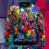 Parrot Tropical Merry Christmas Ugly Christmas Sweater Best Gift For Men And Women