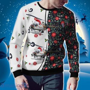 Pensacola Florida Escambia County Sheriff Office Bell OH-58C Kiowa Christmas Ugly Sweater Christmas Gift Ideas Product Photo 2