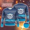Personalized Busch Light Beer Ugly Christmas Sweater