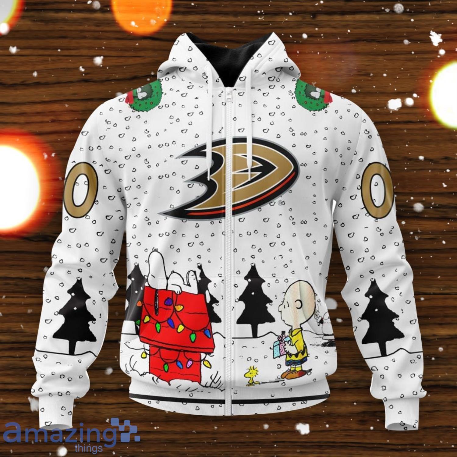 Personalized Name And Number NHL Anaheim Ducks Special Peanuts 3D Hoodie Zip Hoodie Christmas Gift image Personalized Name And Number NHL Anaheim Ducks Special Peanuts 3D Hoodie Zip Hoodie Christmas Gift Product Photo 2