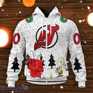 Personalized Name And Number NHL New Jersey Devils Special Peanuts 3D Hoodie Zip Hoodie Christmas Gift image Personalized Name And Number NHL New Jersey Devils Special Peanuts 3D Hoodie Zip Hoodie Christmas Gift Product Photo 2
