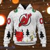 Personalized Name And Number NHL New Jersey Devils Special Peanuts 3D Hoodie Zip Hoodie Christmas Gift