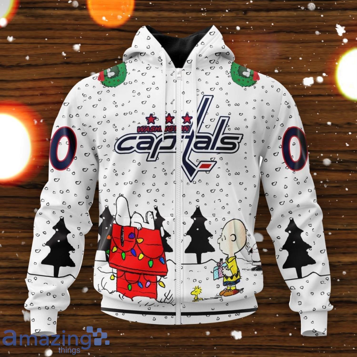 Personalized Name And Number NHL Washington Capitals Special Peanuts 3D Hoodie Zip Hoodie Christmas Gift image Personalized Name And Number NHL Washington Capitals Special Peanuts 3D Hoodie Zip Hoodie Christmas Gift Product Photo 2