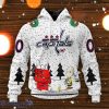 Personalized Name And Number NHL Washington Capitals Special Peanuts 3D Hoodie Zip Hoodie Christmas Gift