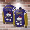 Personalized Name NFL Baltimore Ravens Special Hello Kitty Baseball Jacket For Fans