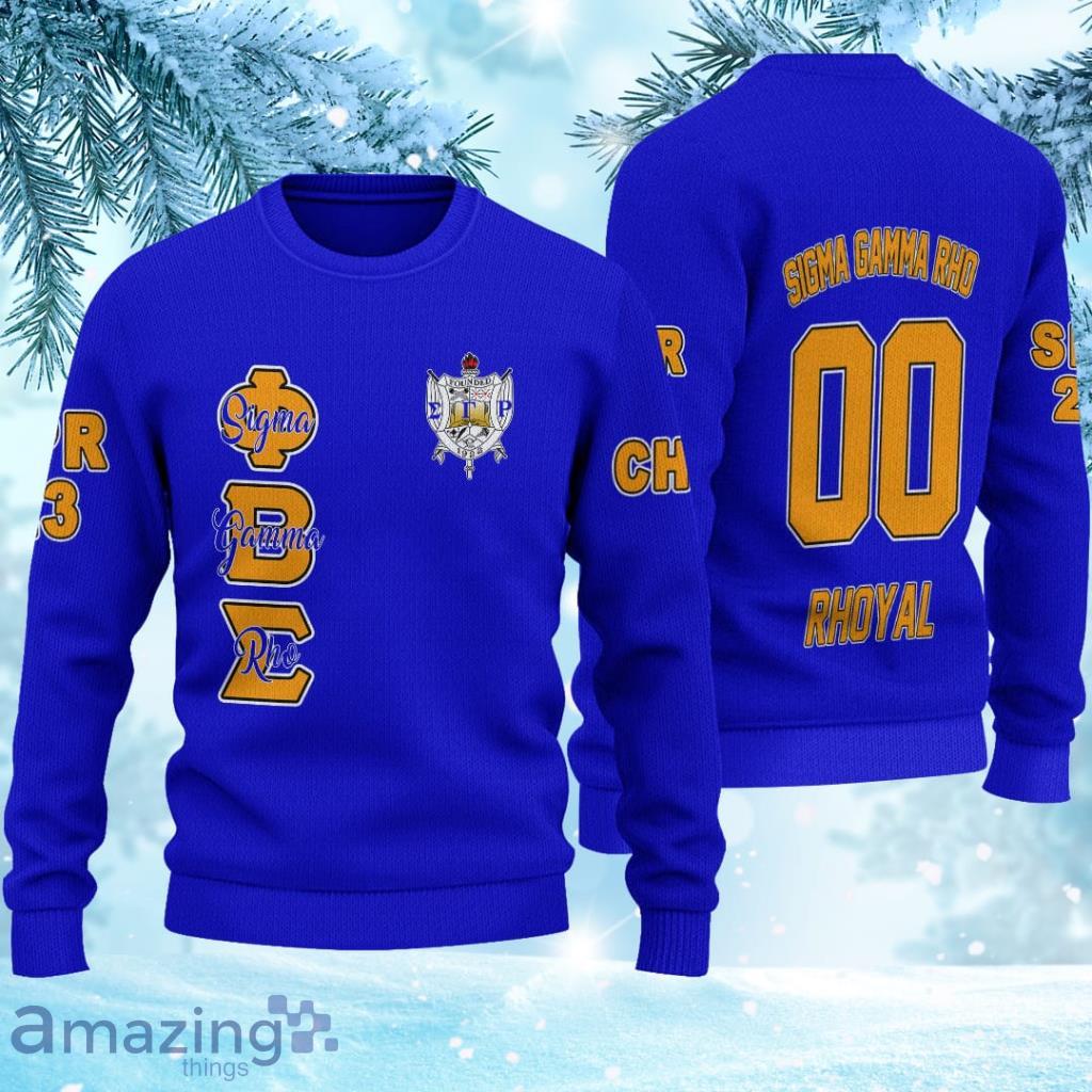 Royal blue christmas on sale sweater