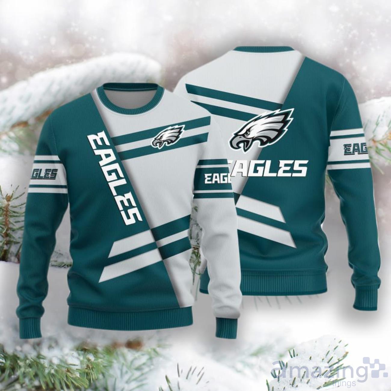 Philadelphia Eagles Basic Pattern New Style Knitted Sweater image Philadelphia Eagles Basic Pattern New Style Knitted Sweater Product Photo 1