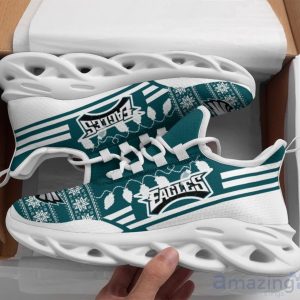 Philadelphia Eagles Christmas Santa Claus Special Style Max Soul Shoes Product Photo 1
