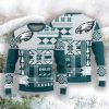 Philadelphia Eagles Christmas Snowflakes Pattern New Style Knitted Sweater