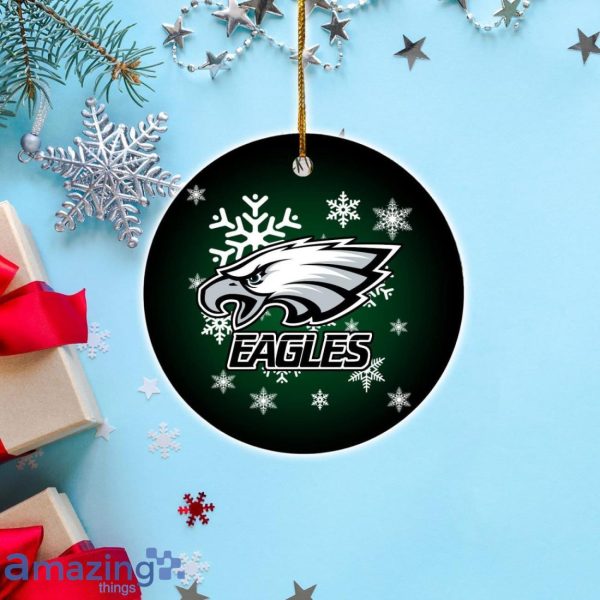 Philadelphia Eagles Merry Christmas Circle Ornament