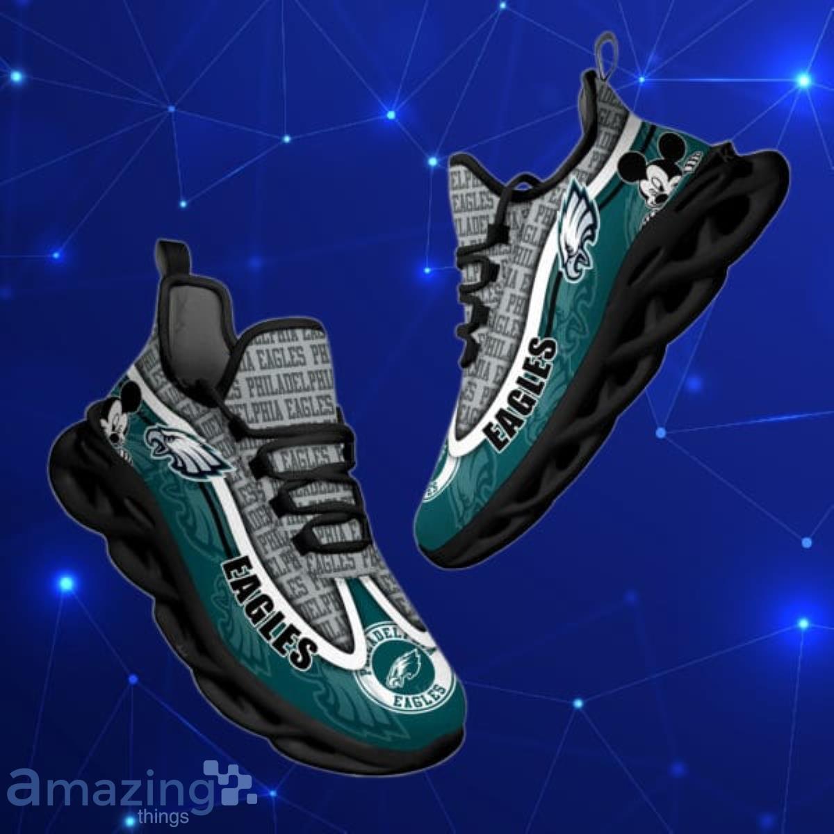 BEST NFL Philadelphia Eagles Max Soul Sneaker Custom Name