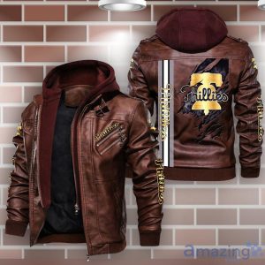 Philadelphia Phillies Striped Style Leather Jacket For Fans Product Photo 2