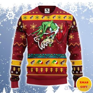 Phoenix Coyotes Grinch Ugly Sweater Gift For Christmas Product Photo 1