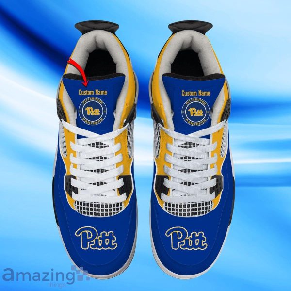 Pittsburgh Panthers Custom Name Air Jordan 4 Shoes Impressive Gift For Men Women Product Photo 2