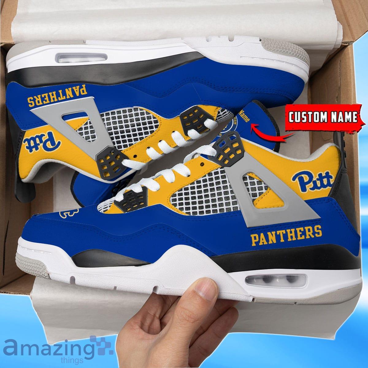 Pittsburgh Panthers Custom Name Air Jordan 4 Shoes Impressive Gift For Men Women Product Photo 1