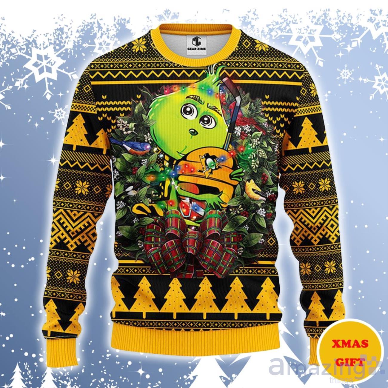 Pittsburgh Steelers Groot Hug Christmas Ugly Sweater - Growkoc