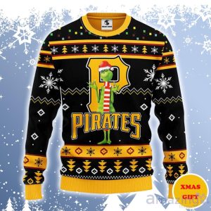 Pittsburgh Pirates Funny Grinch Ugly Sweater Gift For Christmas Product Photo 1