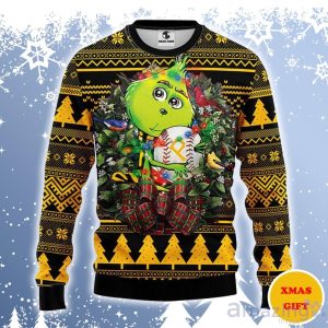 Pittsburgh Pirates Grinch Hug Ugly Sweater Gift For Christmas Product Photo 1