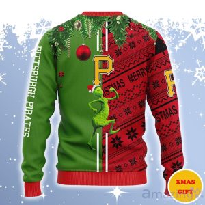 Pittsburgh Pirates Grinch & Scooby-Doo Ugly Sweater Gift For Christmas Product Photo 2