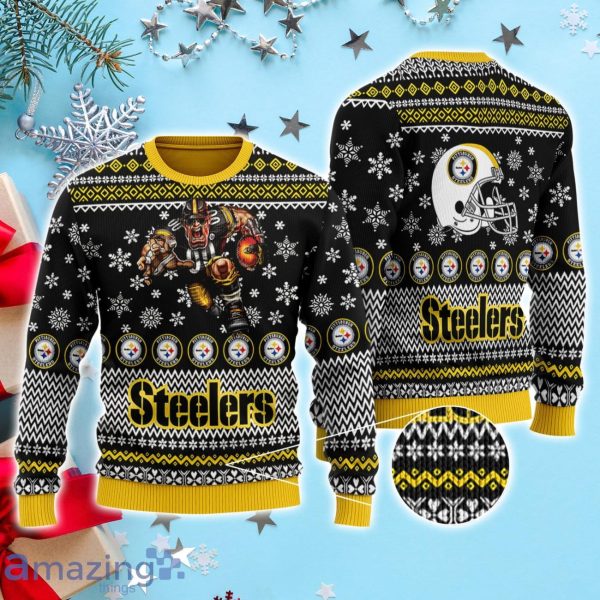 Pittsburgh Steelers Women's Lace up V-neck Hoodie Dress Off Shoulder  Sweatshirts