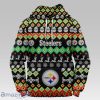 Pittsburgh Steelers Colorful Christmas Hooded Sweater For Fans