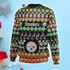Pittsburgh Steelers Colorful Ugly Christmas Sweater 3D