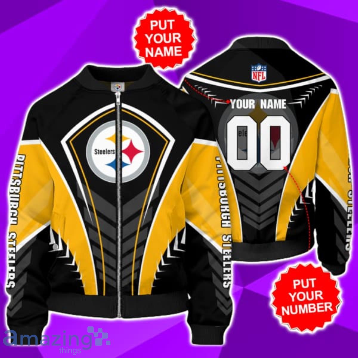 Pittsburgh Steelers NFL Custom Name And Number Gift For Dad