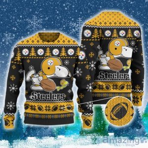 Pittsburgh Steelers Snoopy Ugly Christmas Sweater NFL Product Photo 1
