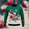 Polar Bear Sleigh Ugly Christmas Sweater Style Gift For Men Women