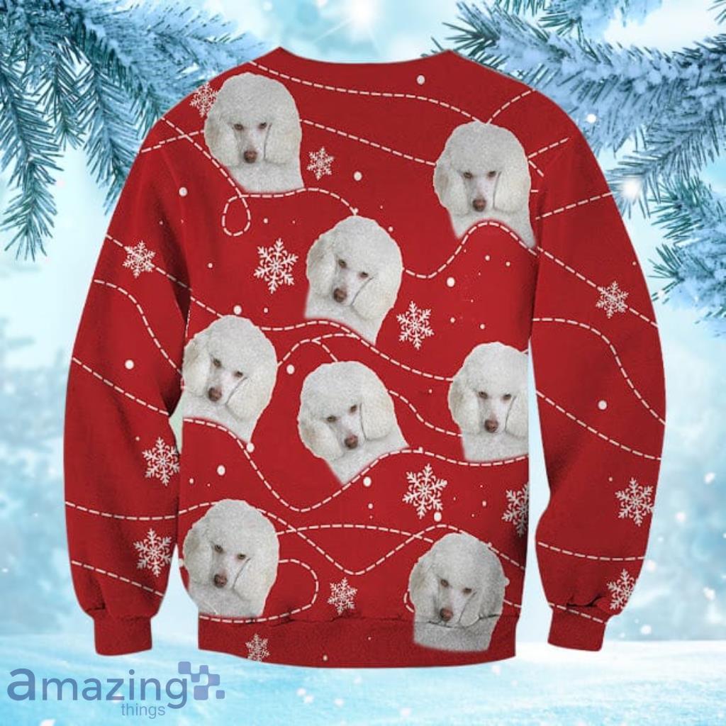 Poodle christmas sweater sale