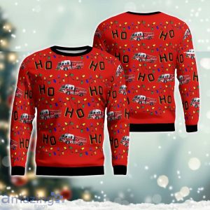 Port Orange Florida Port Orange Fire & Rescue Christmas Ugly Sweater Christmas Gift Ideas Product Photo 1
