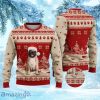 Pug Christmas Winter Ugly Sweater Gift For Dog Lover