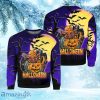 Pumpkin Halloween Night Blue Christmas Ugly Sweater 3D Gift Halloween