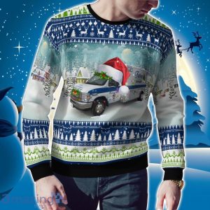Quincy Massachusetts Fallon EMS Christmas Ugly Sweater Christmas Gift Ideas Product Photo 2