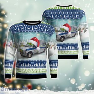 Quincy Massachusetts Fallon EMS Christmas Ugly Sweater Christmas Gift Ideas Product Photo 1