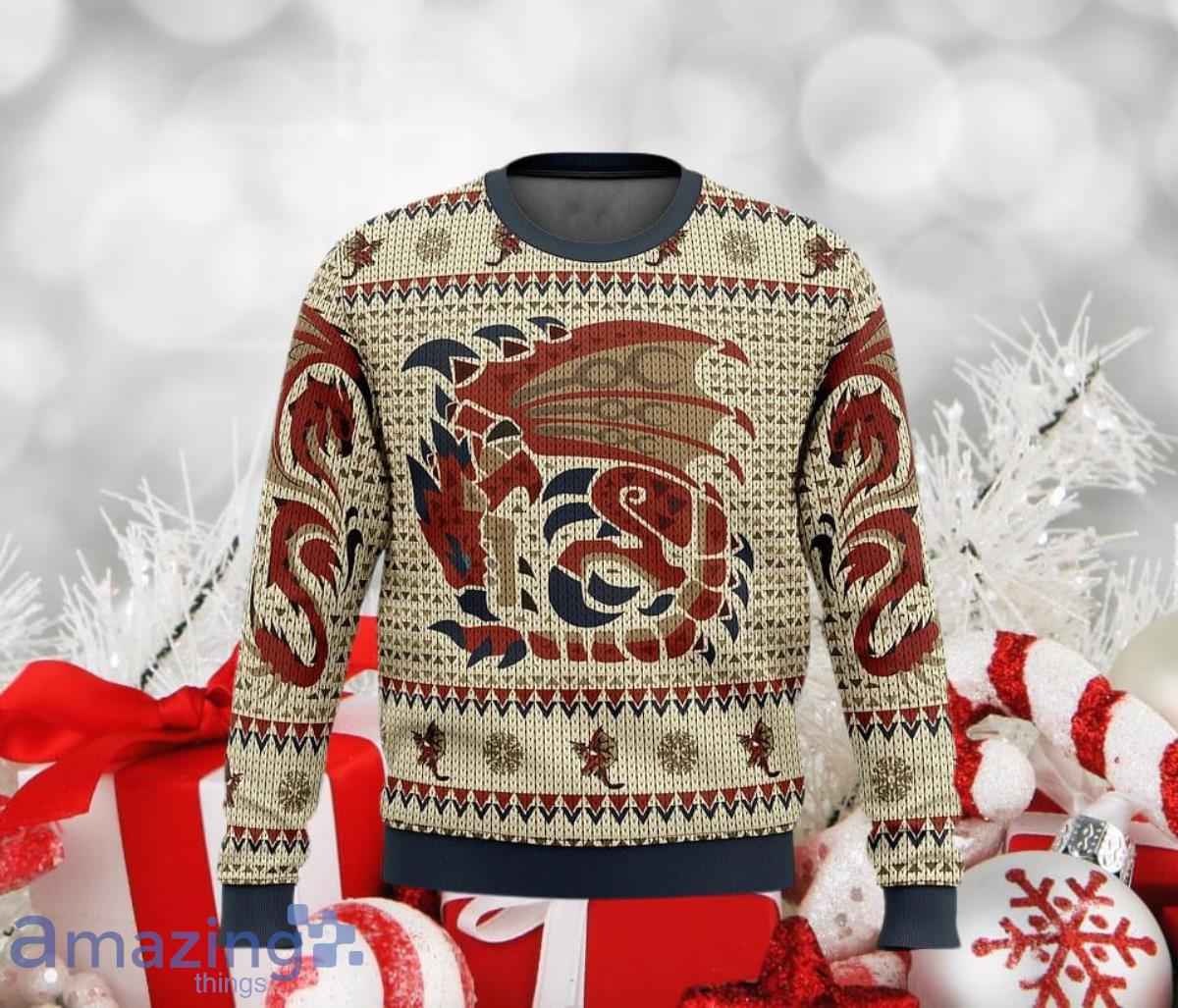 Rathalos Monster Hunter Ugly Christmas Sweater Best Gift For Men