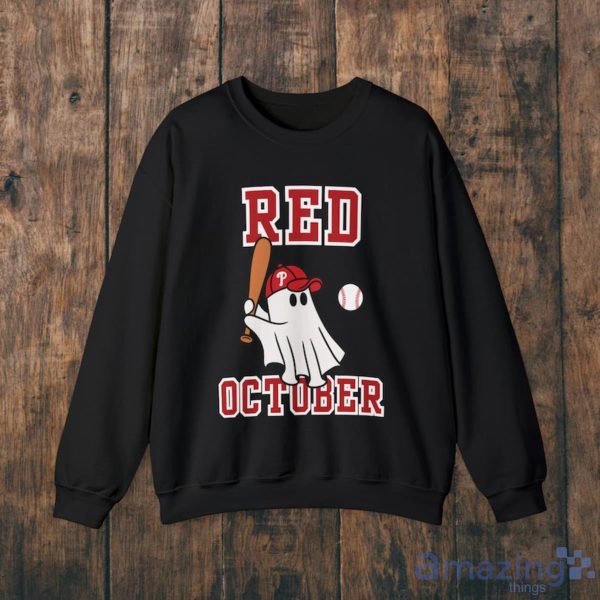 Red October Phillies Baseball Sweatshirt Product Photo 2