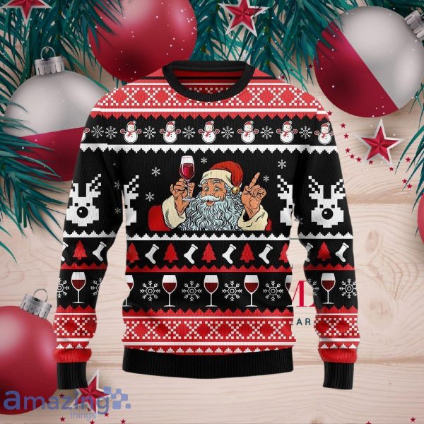 Ugly sweater clearance red wine