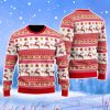 Reindeer Wonderful Time Of The Year Pattern Christmas Unisex Ugly Sweater
