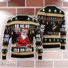Remy Martin Black Santa Hold My Wine Ho Ho Ho Ugly Christmas Sweater