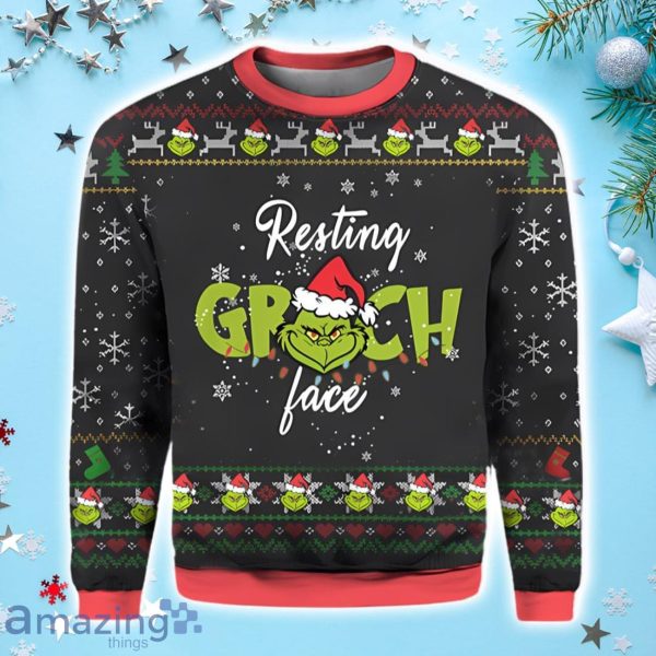 Grinch discount face sweater