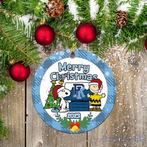 Rhode Island Rams Ceramic Ornament Snoopy Christmas Special Gift Product Photo 1