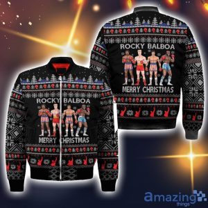 Rocky Balboa 3D All Over Printed Ugly Christmas Sweater Sweatshirt Hoodie Christmas Gift Product Photo 2